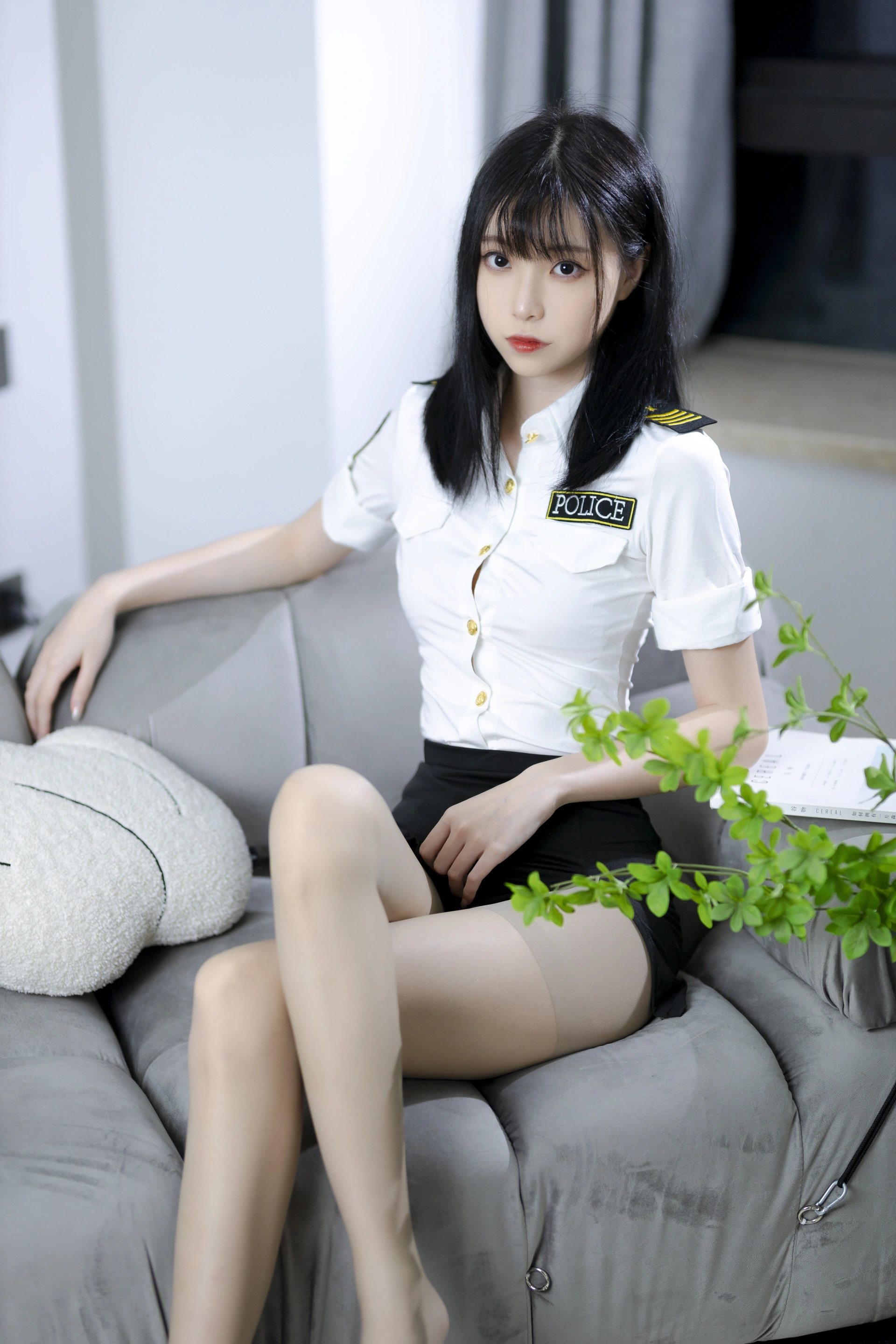 许岚LAN - NO.07 灰丝制服 1